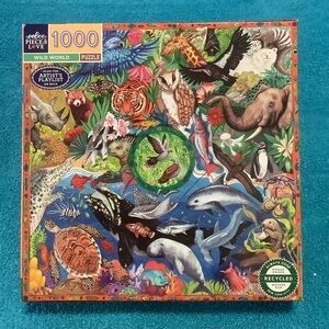 Wild World 1000 Piece Puzzle by eeboo puzzles